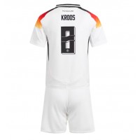 Dětský Fotbalový dres Německo Toni Kroos #8 ME 2024 Domácí Krátký Rukáv (+ trenýrky)